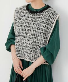 BEARDSLEY / ビアズリー ニット・セーター | 《12/11(木)12：00予約開始》ツイードニットジレ