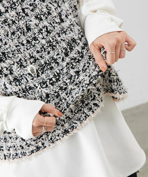 BEARDSLEY / ビアズリー ニット・セーター | 《12/11(木)12：00予約開始》ツイードニットジレ | 詳細16