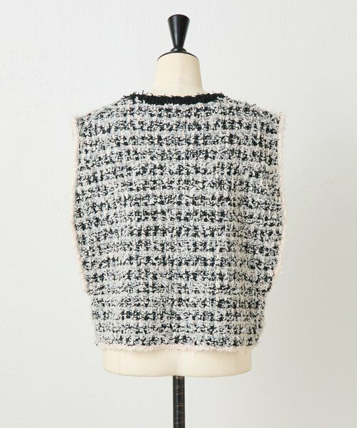 BEARDSLEY / ビアズリー ニット・セーター | 《12/11(木)12：00予約開始》ツイードニットジレ | 詳細20