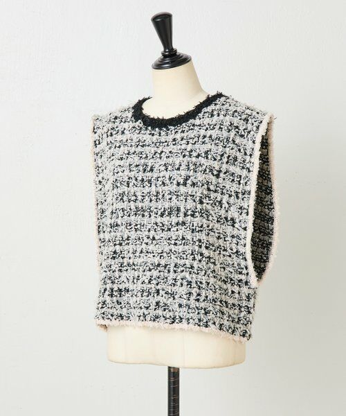 BEARDSLEY / ビアズリー ニット・セーター | 《12/11(木)12：00予約開始》ツイードニットジレ | 詳細25