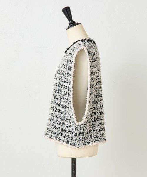 BEARDSLEY / ビアズリー ニット・セーター | 《12/11(木)12：00予約開始》ツイードニットジレ | 詳細26