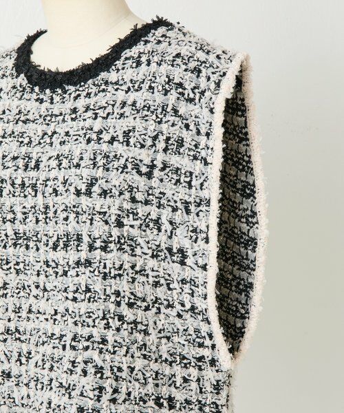 BEARDSLEY / ビアズリー ニット・セーター | 《12/11(木)12：00予約開始》ツイードニットジレ | 詳細29