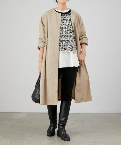 BEARDSLEY / ビアズリー ニット・セーター | 《12/11(木)12：00予約開始》ツイードニットジレ | 詳細8