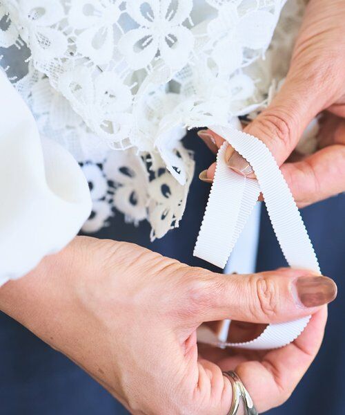 BEARDSLEY / ビアズリー カットソー | ダンボール裾レースプルオーバー | 詳細16