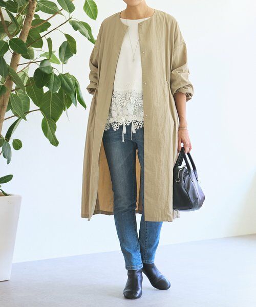 BEARDSLEY / ビアズリー カットソー | ダンボール裾レースプルオーバー | 詳細18