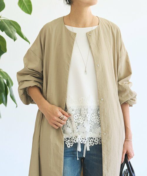 BEARDSLEY / ビアズリー カットソー | ダンボール裾レースプルオーバー | 詳細19