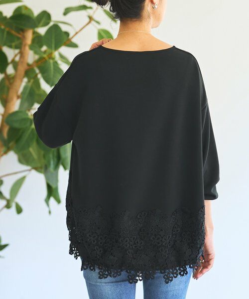 BEARDSLEY / ビアズリー カットソー | ダンボール裾レースプルオーバー | 詳細23