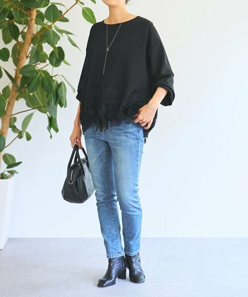 BEARDSLEY / ビアズリー カットソー | ダンボール裾レースプルオーバー | 詳細27