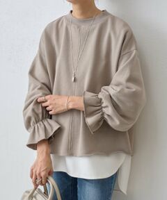 BEARDSLEY / ビアズリー カットソー | 袖口フリルトレーナー