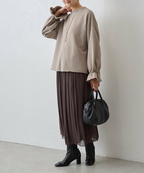 BEARDSLEY / ビアズリー カットソー | 袖口フリルトレーナー | 詳細10