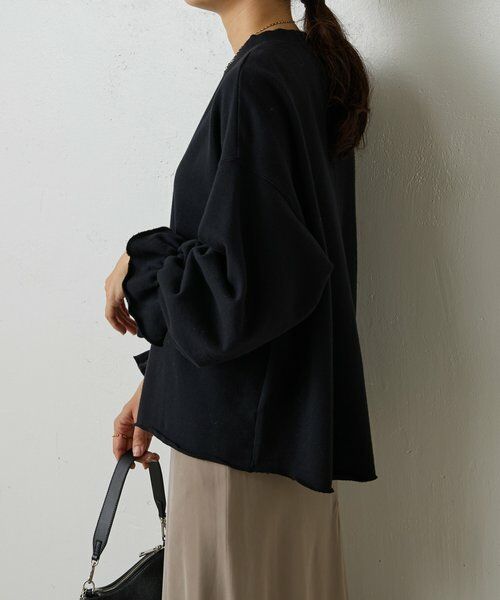 BEARDSLEY / ビアズリー カットソー | 袖口フリルトレーナー | 詳細17