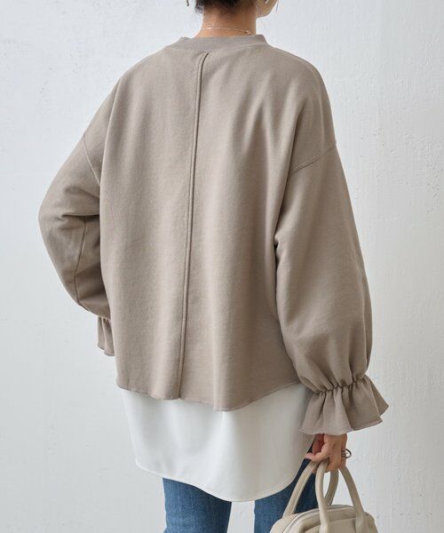 BEARDSLEY / ビアズリー カットソー | 袖口フリルトレーナー | 詳細3