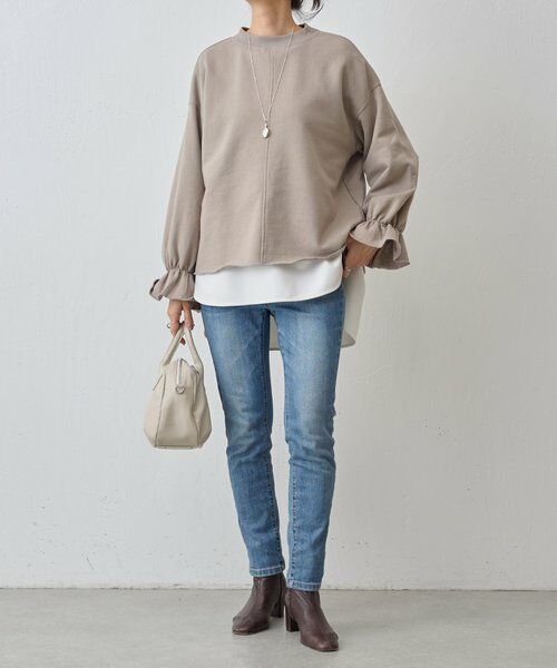 BEARDSLEY / ビアズリー カットソー | 袖口フリルトレーナー | 詳細4