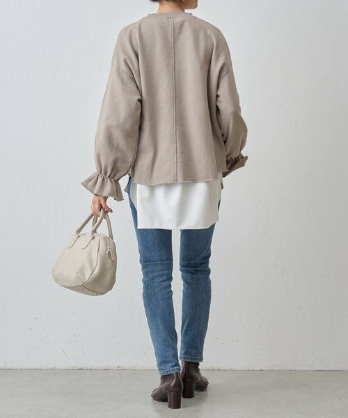 BEARDSLEY / ビアズリー カットソー | 袖口フリルトレーナー | 詳細6