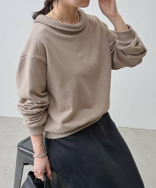 BEARDSLEY / ビアズリー カットソー | 《12/11(木)12：00予約開始》オフショルトレーナー | 詳細13