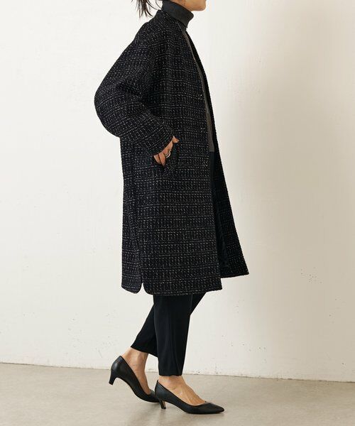 BEARDSLEY / ビアズリー その他アウター | チェックツイードロングコート | 詳細21