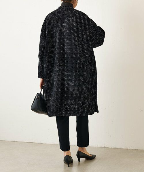 BEARDSLEY / ビアズリー その他アウター | チェックツイードロングコート | 詳細23