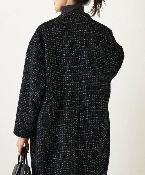 BEARDSLEY / ビアズリー その他アウター | チェックツイードロングコート | 詳細26