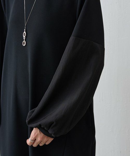 BEARDSLEY / ビアズリー ロング・マキシ丈ワンピース | ソデコンビワンピース | 詳細10