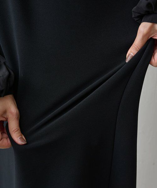 BEARDSLEY / ビアズリー ロング・マキシ丈ワンピース | ソデコンビワンピース | 詳細14