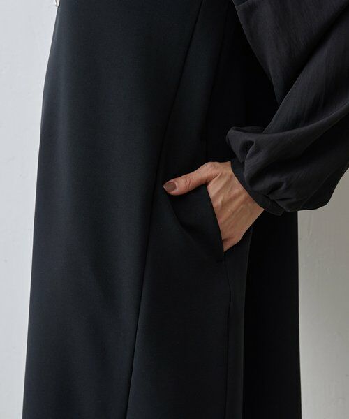 BEARDSLEY / ビアズリー ロング・マキシ丈ワンピース | ソデコンビワンピース | 詳細15