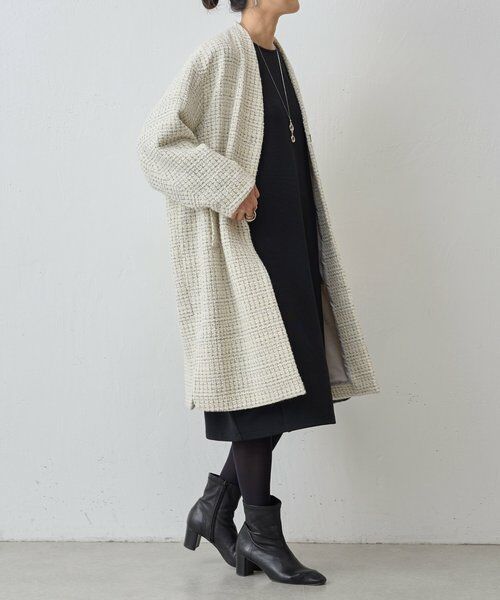 BEARDSLEY / ビアズリー ロング・マキシ丈ワンピース | ソデコンビワンピース | 詳細17