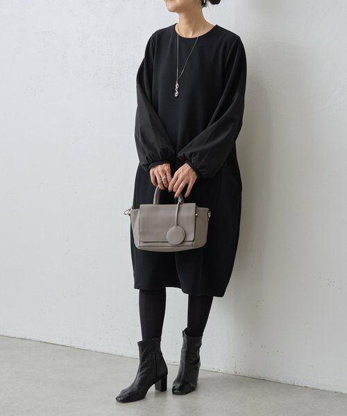 BEARDSLEY / ビアズリー ロング・マキシ丈ワンピース | ソデコンビワンピース | 詳細2