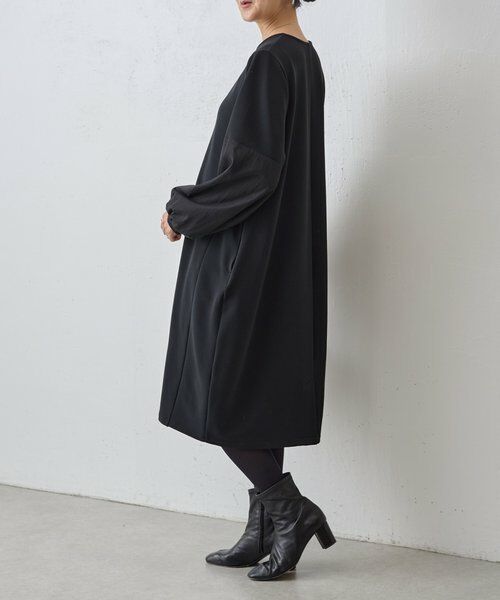 BEARDSLEY / ビアズリー ロング・マキシ丈ワンピース | ソデコンビワンピース | 詳細3