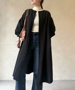 BEARDSLEY / ビアズリー ロング・マキシ丈ワンピース | 《12/11(木)12：00予約開始》袖口ニットシャツワンピース