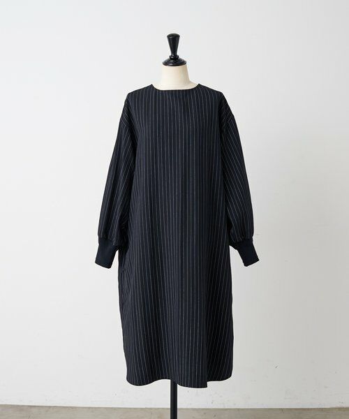 BEARDSLEY / ビアズリー ロング・マキシ丈ワンピース | 《12/11(木)12：00予約開始》袖口ニットシャツワンピース | 詳細26