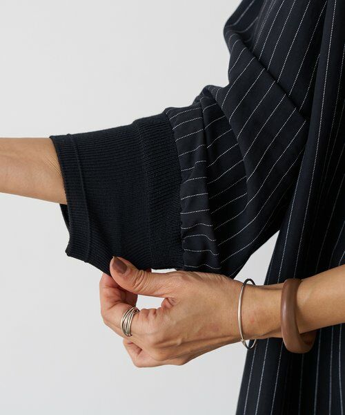 BEARDSLEY / ビアズリー ロング・マキシ丈ワンピース | 《12/11(木)12：00予約開始》袖口ニットシャツワンピース | 詳細28