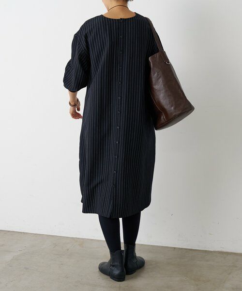 BEARDSLEY / ビアズリー ロング・マキシ丈ワンピース | 《12/11(木)12：00予約開始》袖口ニットシャツワンピース | 詳細14