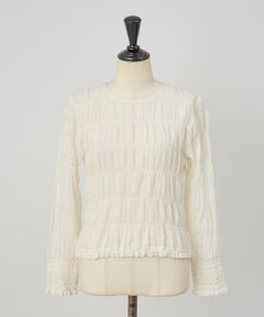 BEARDSLEY / ビアズリー シャツ・ブラウス | 《3/19(木)12：00新色・予約》コットンシャーリングブラウス