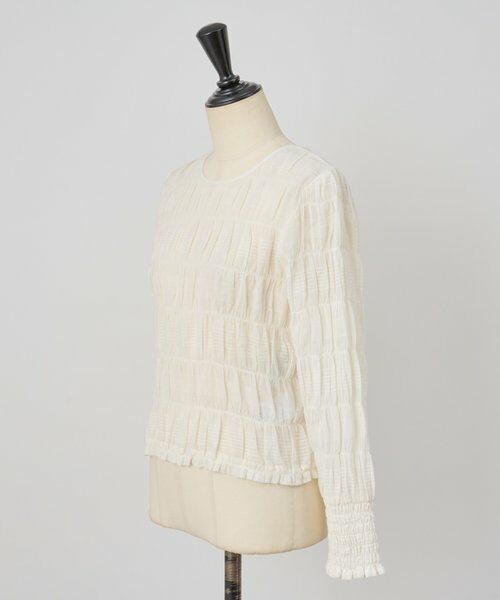 BEARDSLEY / ビアズリー シャツ・ブラウス | 《3/19(木)12：00新色・予約》コットンシャーリングブラウス | 詳細3