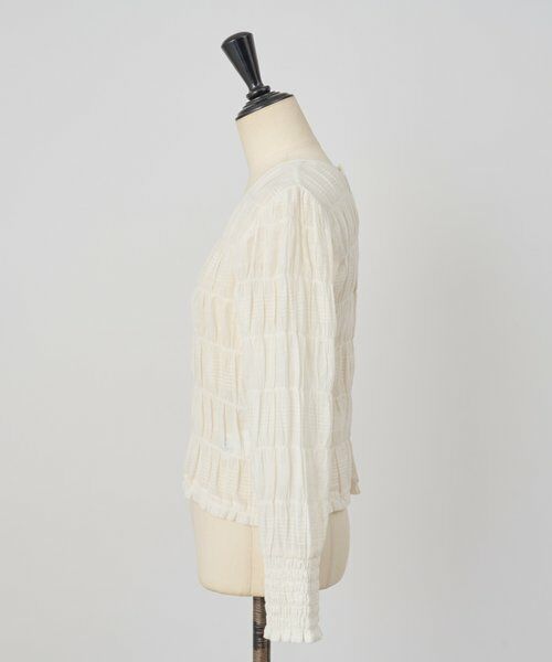 BEARDSLEY / ビアズリー シャツ・ブラウス | 《3/19(木)12：00新色・予約》コットンシャーリングブラウス | 詳細4