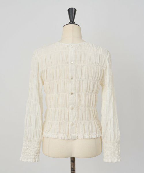 BEARDSLEY / ビアズリー シャツ・ブラウス | 《3/19(木)12：00新色・予約》コットンシャーリングブラウス | 詳細5