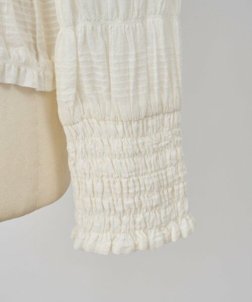 BEARDSLEY / ビアズリー シャツ・ブラウス | 《3/19(木)12：00新色・予約》コットンシャーリングブラウス | 詳細9