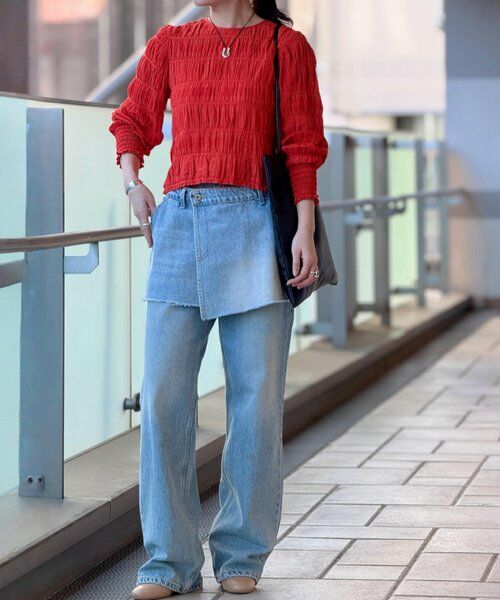 BEARDSLEY / ビアズリー シャツ・ブラウス | コットンシャーリングブラウス | 詳細11