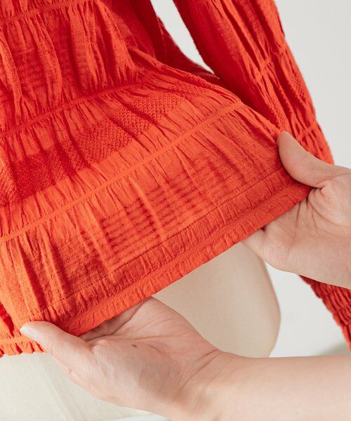 BEARDSLEY / ビアズリー シャツ・ブラウス | コットンシャーリングブラウス | 詳細26