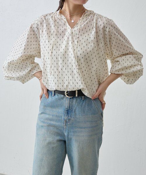 BEARDSLEY / ビアズリー シャツ・ブラウス | スモールカットジャガードブラウス | 詳細10