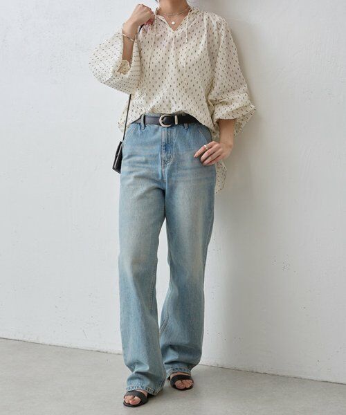 BEARDSLEY / ビアズリー シャツ・ブラウス | スモールカットジャガードブラウス | 詳細12