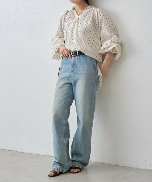 BEARDSLEY / ビアズリー シャツ・ブラウス | スモールカットジャガードブラウス | 詳細13