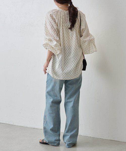 BEARDSLEY / ビアズリー シャツ・ブラウス | スモールカットジャガードブラウス | 詳細15