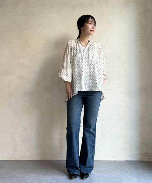 BEARDSLEY / ビアズリー シャツ・ブラウス | スモールカットジャガードブラウス | 詳細18