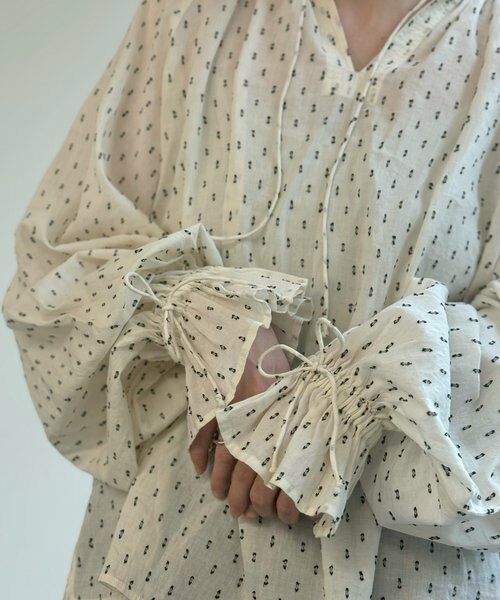 BEARDSLEY / ビアズリー シャツ・ブラウス | スモールカットジャガードブラウス | 詳細19