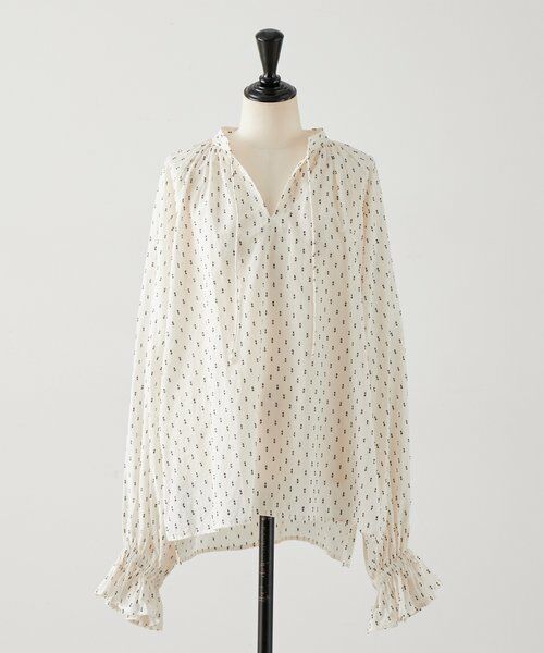 BEARDSLEY / ビアズリー シャツ・ブラウス | スモールカットジャガードブラウス | 詳細20