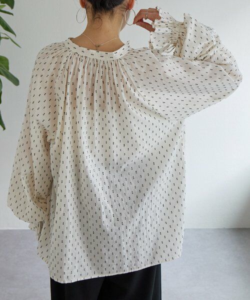 BEARDSLEY / ビアズリー シャツ・ブラウス | スモールカットジャガードブラウス | 詳細3