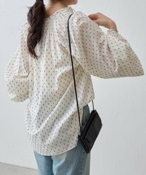 BEARDSLEY / ビアズリー シャツ・ブラウス | スモールカットジャガードブラウス | 詳細9