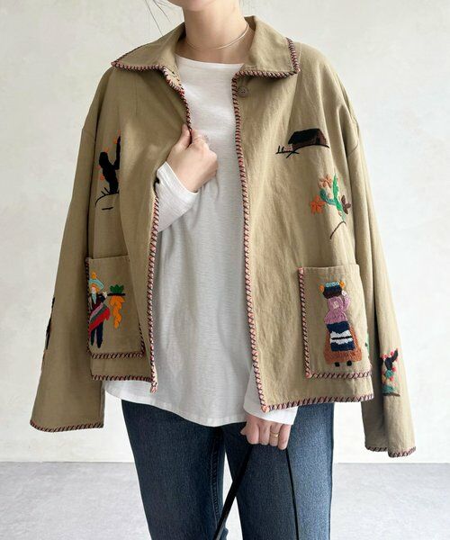 BEARDSLEY / ビアズリー その他アウター | 襟付きメキシカンジャケット | 詳細10