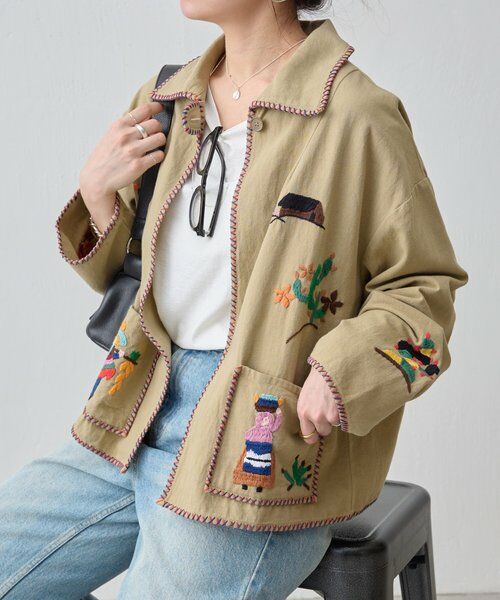 BEARDSLEY / ビアズリー その他アウター | 襟付きメキシカンジャケット | 詳細18